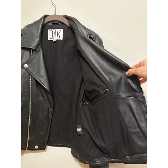 OAK NYC oversized/unisex leather jacket, PERFECT! - Picture 7 of 9